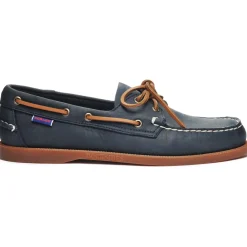 Docksides Portland Crazy H - Navy Blue & Brown