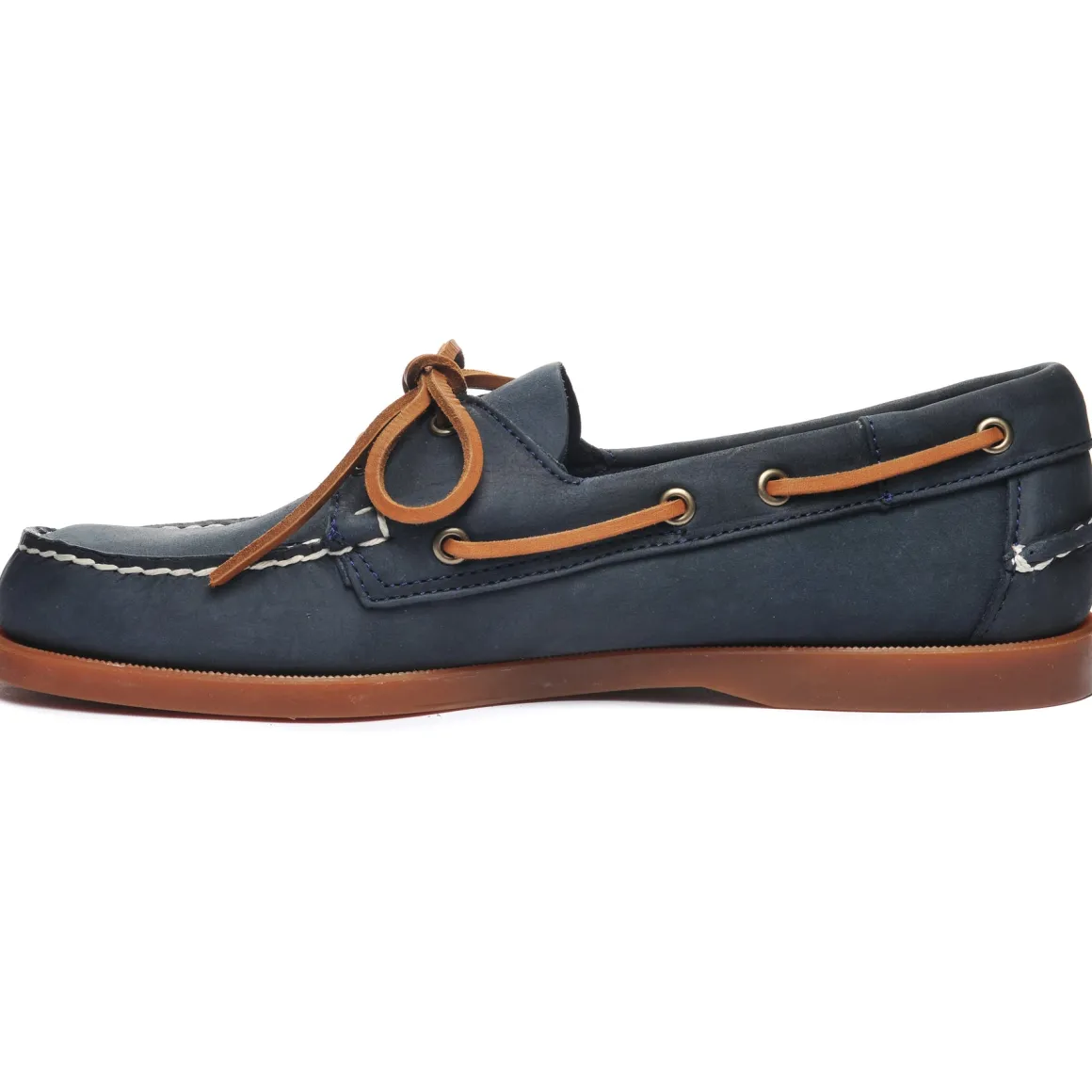 Docksides Portland Crazy H - Navy Blue & Brown