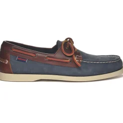 Docksides Portland Nubuck Waxy - Blue Universe / Brown
