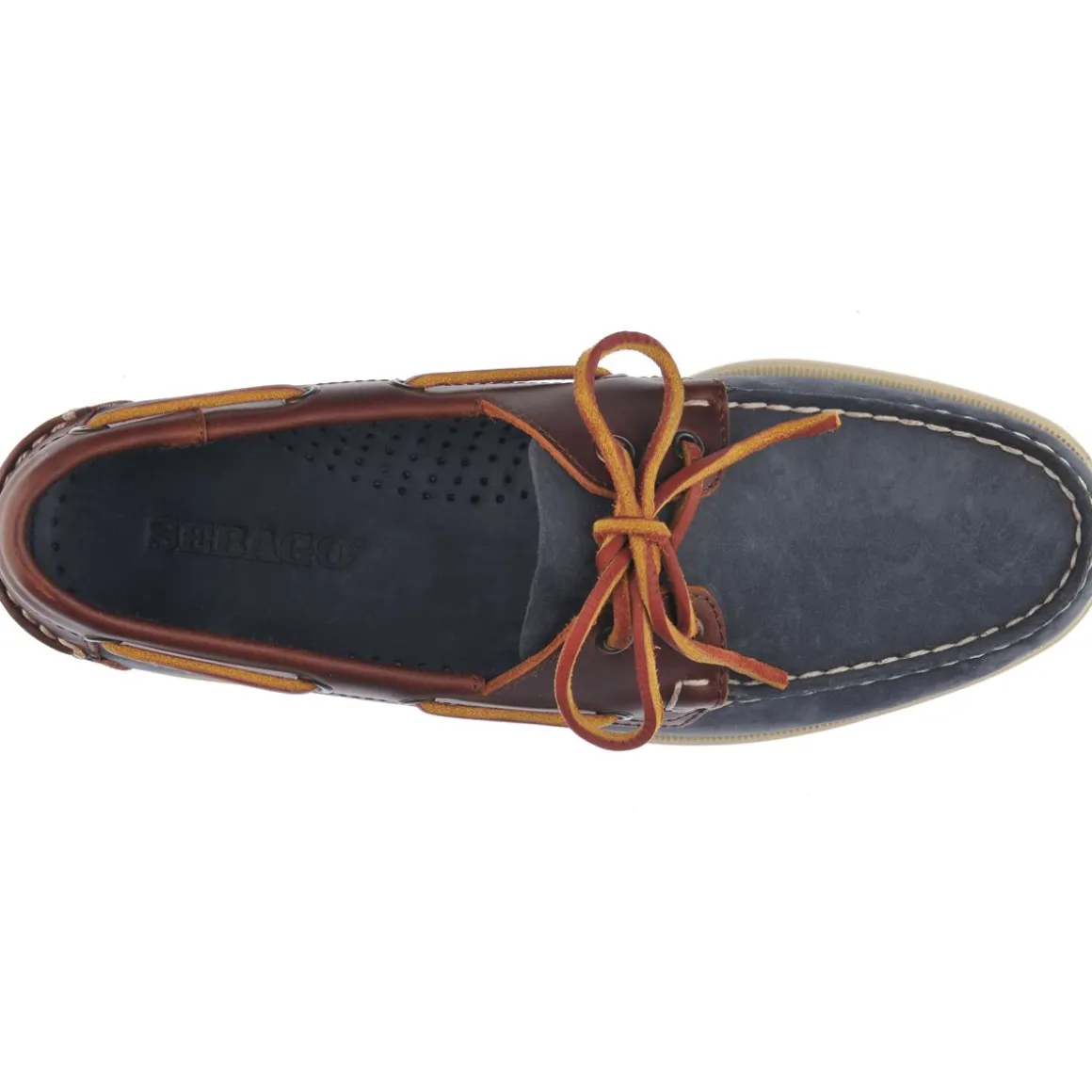 Docksides Portland Nubuck Waxy - Blue Universe / Brown