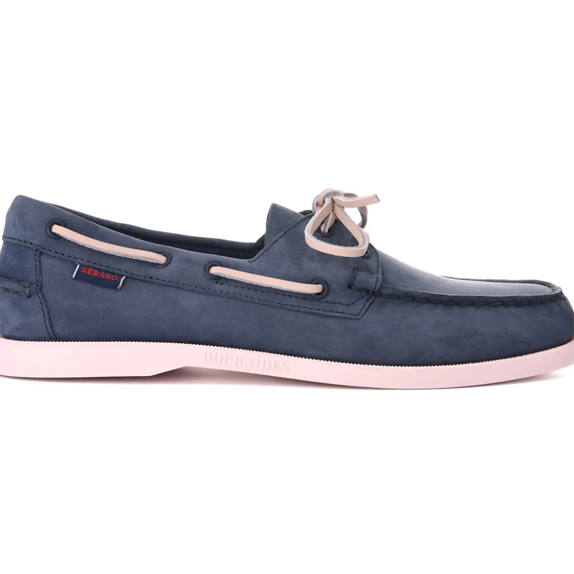 Docksides Portland Nubuk - Navy Blue & Pink