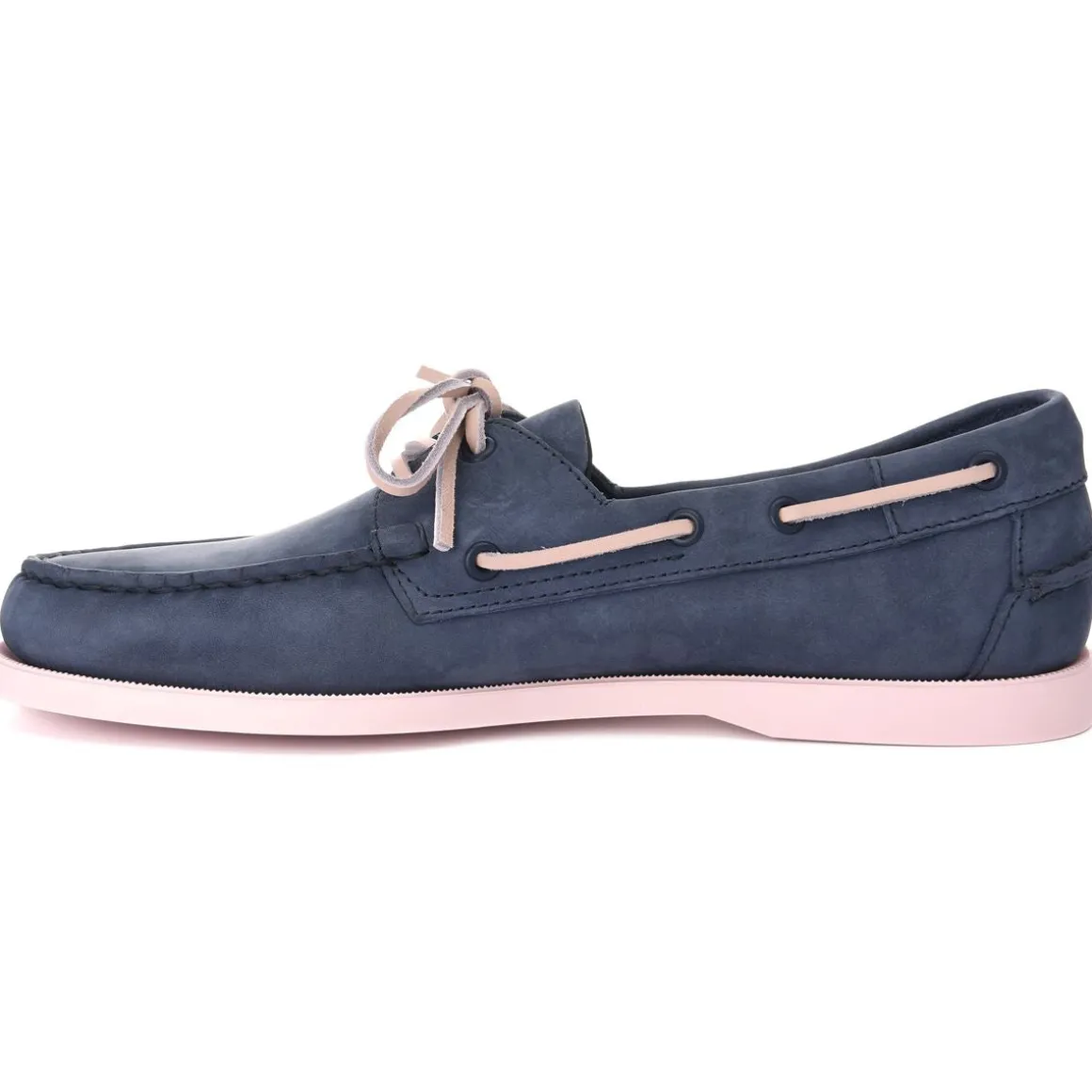 Docksides Portland Nubuk - Navy Blue & Pink