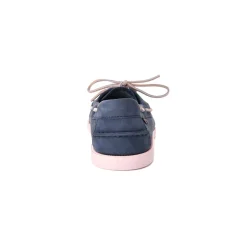 Docksides Portland Nubuk - Navy Blue & Pink