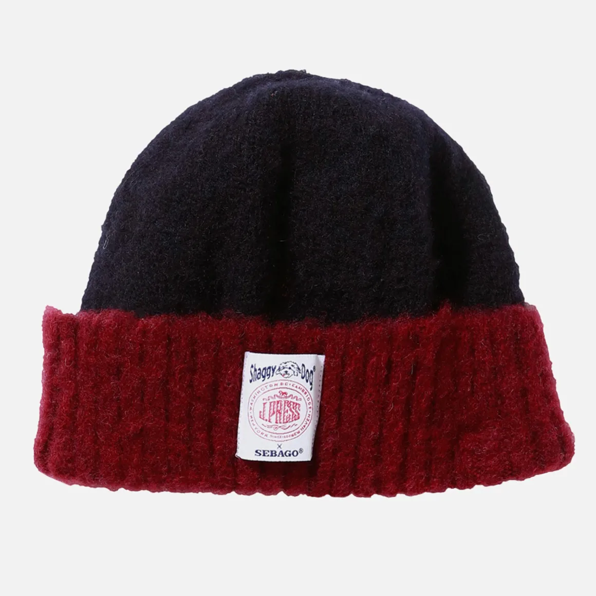 J. Press Shaggy Dog Hat - Blue/Bordeaux