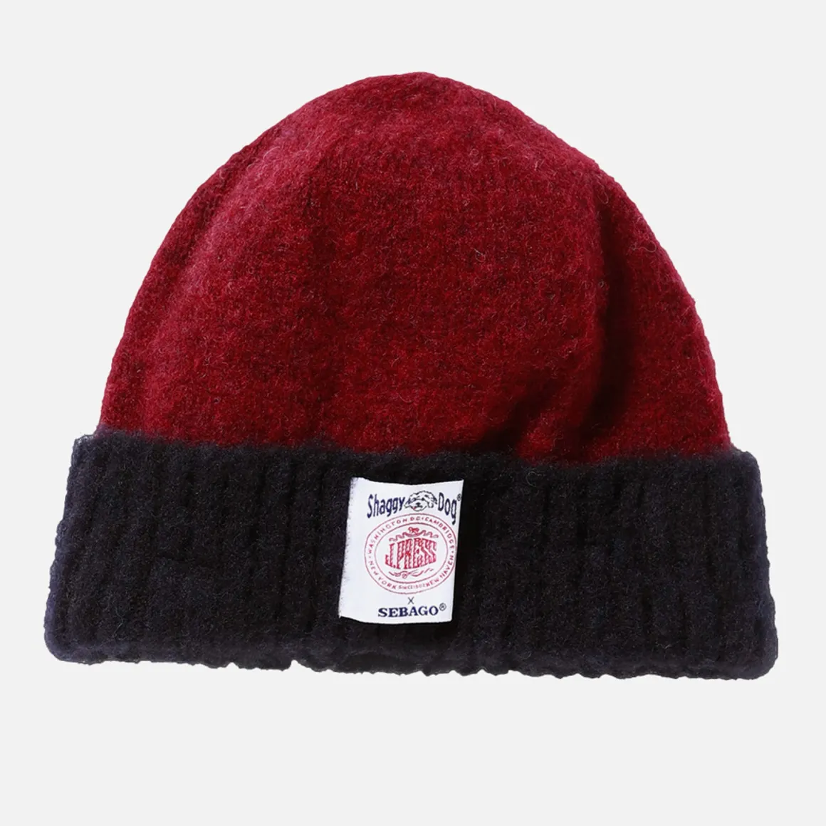 J. Press Shaggy Dog Hat - Bordeaux/Blue