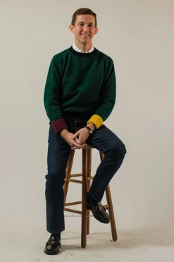 J. Press Shaggy Dog Sweater - Green