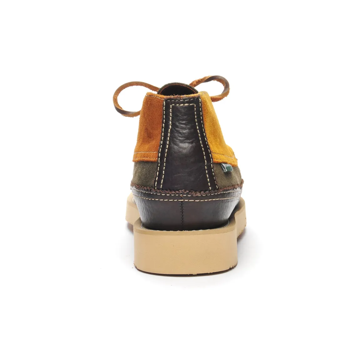 Miwak Suede Canoe Moc - Cognac & Mustard & Dark Green & Dark Brown