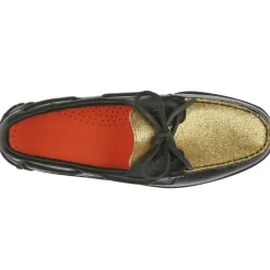 Portland Vamp Glitter - Black & Yellow Gold