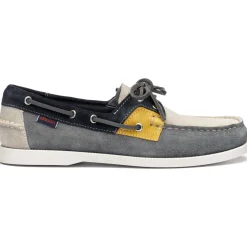 Rossisland Jib - Grey & Taupe & Navy Blue & Mustard