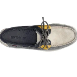 Rossisland Jib - Grey & Taupe & Navy Blue & Mustard
