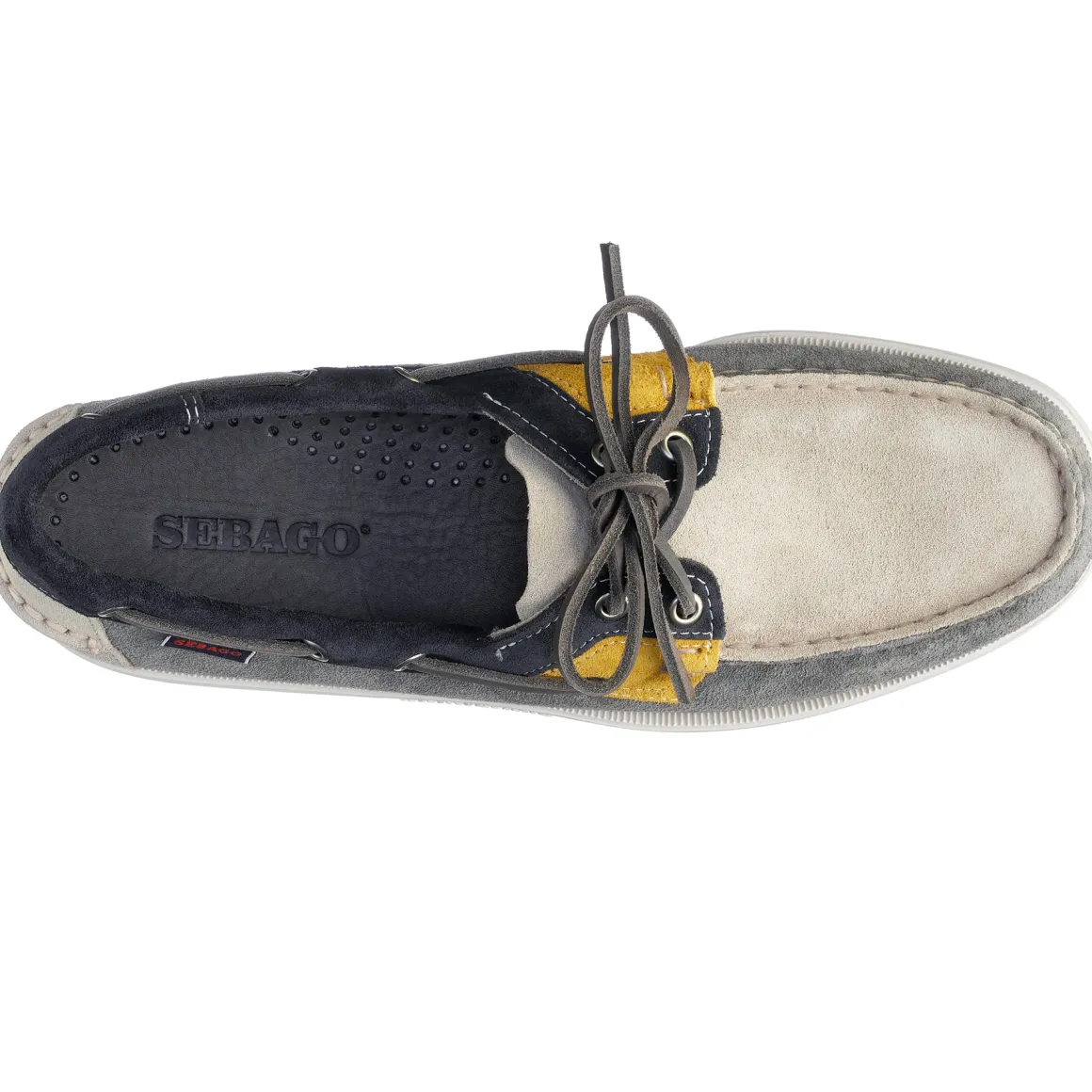 Rossisland Jib - Grey & Taupe & Navy Blue & Mustard